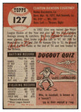 1953 Topps Baseball #127 Clint Courtney Browns EX-MT 506765