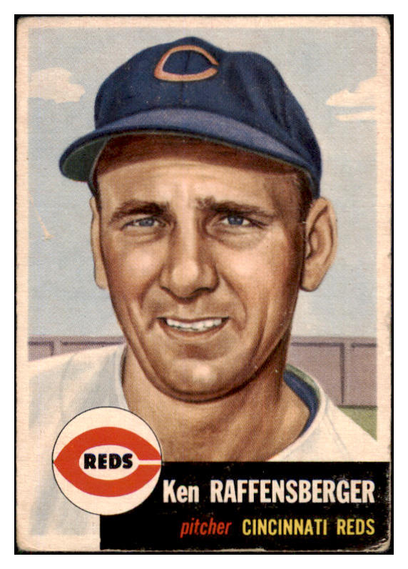 1953 Topps Baseball #276 Ken Raffensberger Reds GD-VG 506784