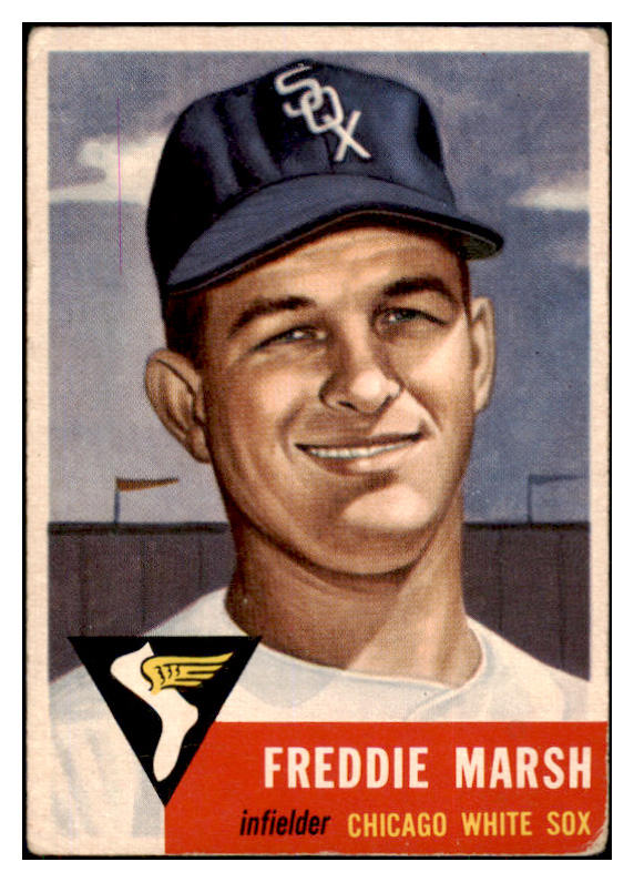 1953 Topps Baseball #240 Fred Marsh White Sox VG 506786