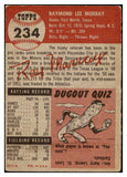 1953 Topps Baseball #234 Ray Murray A"S VG 506787