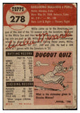 1953 Topps Baseball #278 Willie Miranda Browns GD-VG 506788