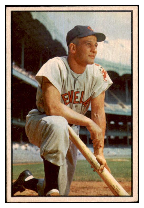 1953 Bowman Color Baseball #008 Al Rosen Indians VG-EX 506806