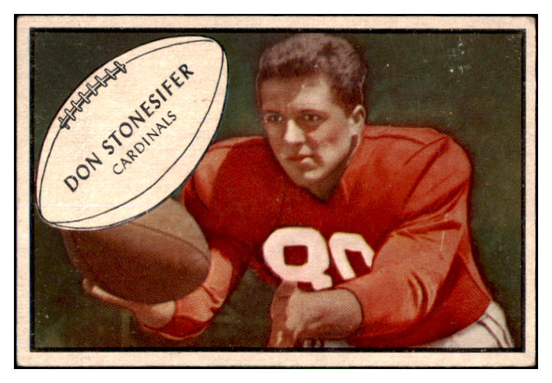 1953 Bowman Football #086 Don Stonesifer Cardinals VG-EX 506808