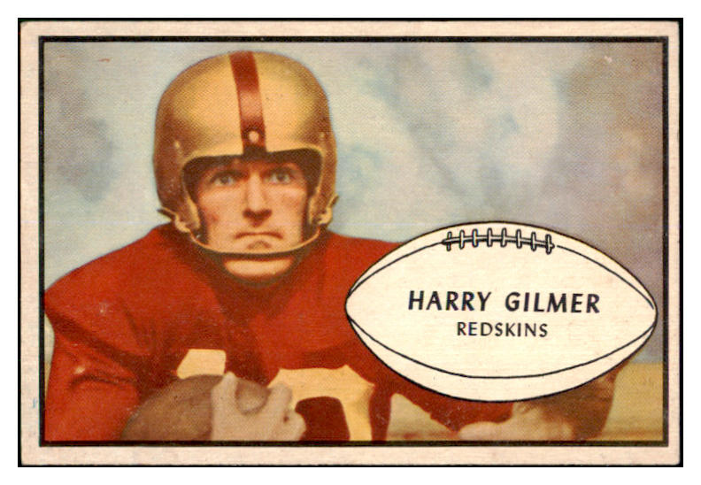1953 Bowman Football #027 Harry Gilmer Washington EX+/EX-MT 506813