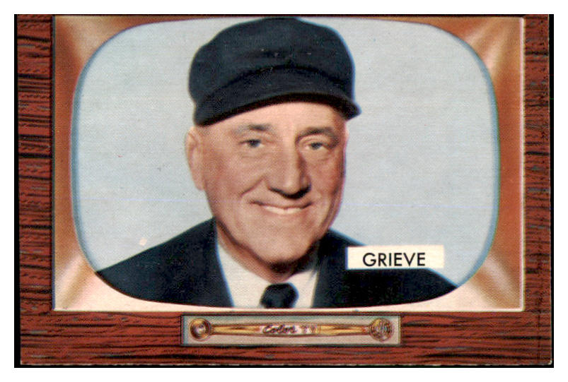 1955 Bowman Baseball #275 William Grieve Umpire EX+/EX-MT 506818