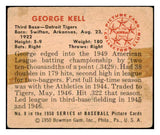 1950 Bowman Baseball #008 George Kell Tigers FR-GD 506841