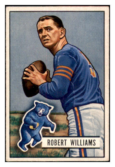 1951 Bowman Football #014 Bob Williams Bears EX+/EX-MT 506846