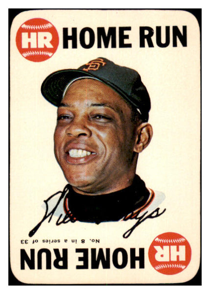 1968 Topps Baseball Game #008 Willie Mays Giants EX-MT 506850