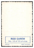 1969 Topps Baseball Deckle Edge #012 Rod Carew Twins VG-EX 506856