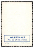 1969 Topps Baseball Deckle Edge #033 Willie Mays Giants NR-MT 506862