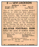 1948 Leaf Football #005 Levi Jackson Yale VG-EX 506875