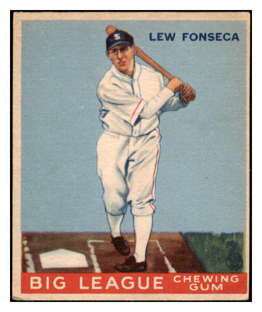 1933 Goudey #043 Lew Fonseca White Sox VG-EX 506877