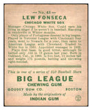 1933 Goudey #043 Lew Fonseca White Sox VG-EX 506877