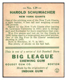 1933 Goudey #129 Hal Schumacher Giants GD-VG trimmed 506879