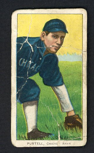 1909-11 T206 T 206 Billy Purtell White Sox Poor 506947