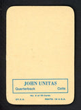 1970 Topps Football Glossy #002 John Unitas Colts EX-MT 506960