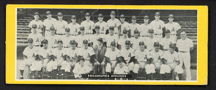 1951 Topps Baseball Teams Philadelphia A's Good 506971