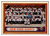 1957 Topps Baseball #317 New York Giants Team EX-MT 506988