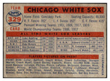 1957 Topps Baseball #329 Chicago White Sox Team VG 506997