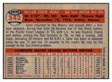 1957 Topps Baseball #342 Gene Mauch Red Sox VG-EX 506999