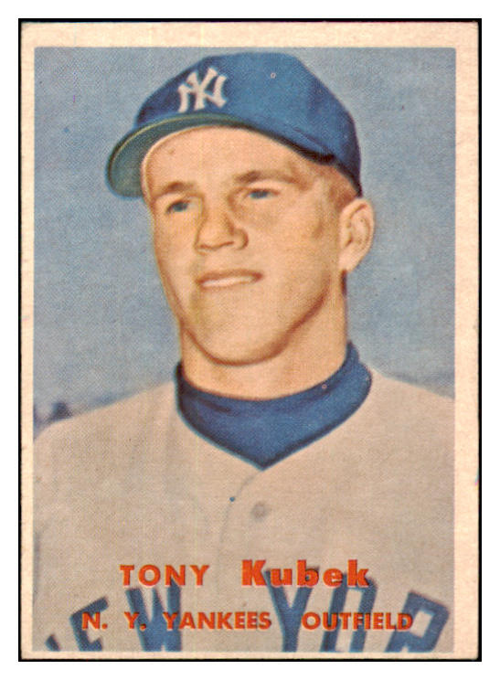 1957 Topps Baseball #312 Tony Kubek Yankees EX-MT 507001