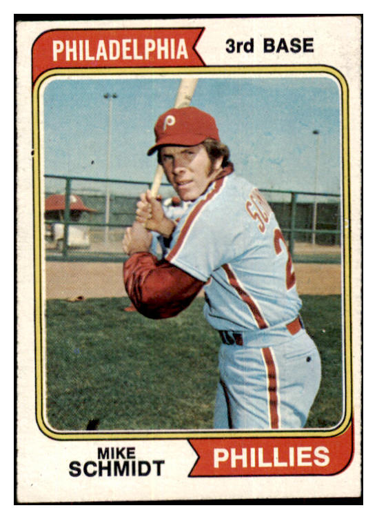 1974 Topps Baseball #283 Mike Schmidt Phillies VG-EX 507019