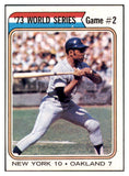 1974 Topps Baseball #473 World Series Game 2 Willie Mays VG-EX 507024