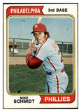 1974 Topps Baseball #283 Mike Schmidt Phillies EX 507027