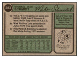 1974 Topps Baseball #283 Mike Schmidt Phillies EX 507027