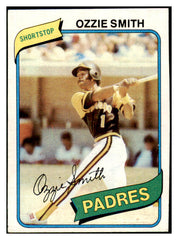 1980 Topps Baseball #393 Ozzie Smith Padres EX 507038