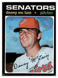 1971 Topps Baseball #750 Denny McLain Senators EX 507044