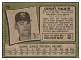 1971 Topps Baseball #750 Denny McLain Senators EX 507044