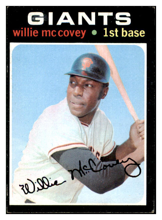 1971 Topps Baseball #050 Willie McCovey Giants VG-EX 507045