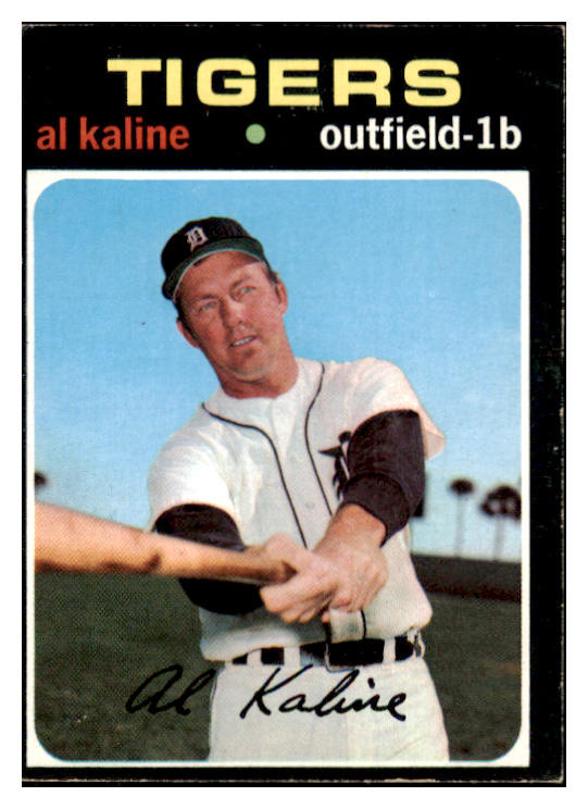 1971 Topps Baseball #180 Al Kaline Tigers VG-EX 507049