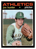 1971 Topps Baseball #045 Catfish Hunter A's EX 507050