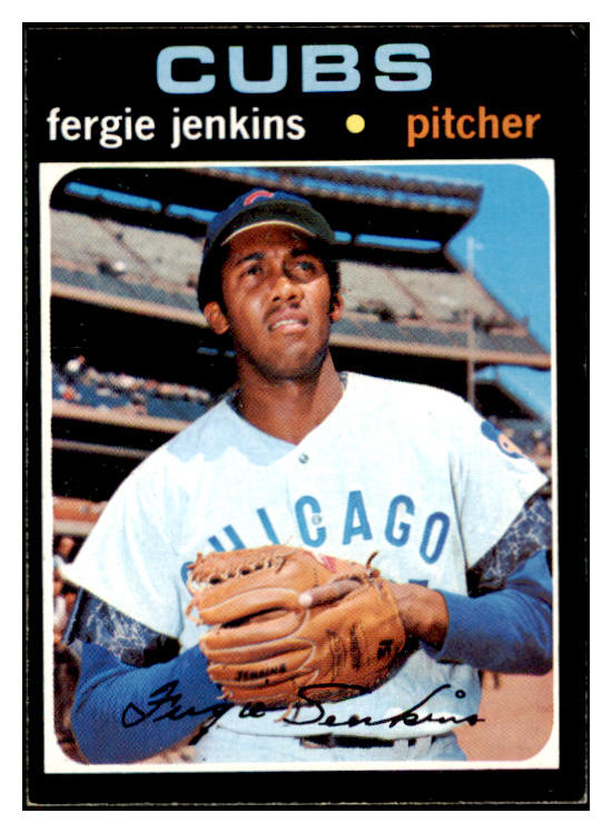 1971 Topps Baseball #280 Fergie Jenkins Cubs EX 507055