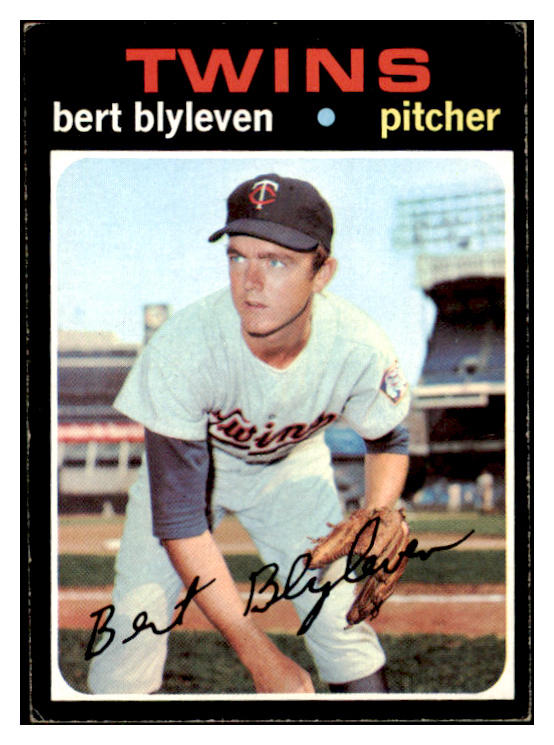 1971 Topps Baseball #026 Bert Blyleven Twins VG-EX 507063