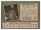 1971 Topps Baseball #026 Bert Blyleven Twins VG-EX 507063