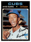 1971 Topps Baseball #525 Ernie Banks Cubs EX 507067