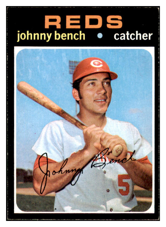 1971 Topps Baseball #250 Johnny Bench Reds EX 507069