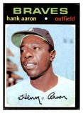 1971 Topps Baseball #400 Hank Aaron Braves EX 507074