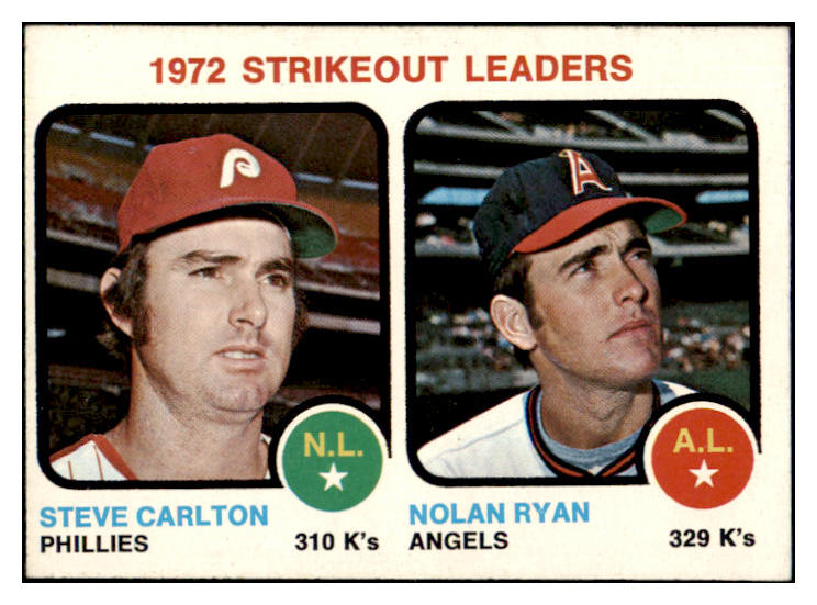 1973 Topps Baseball #067 Strike Out Leaders Nolan Ryan EX-MT 507077