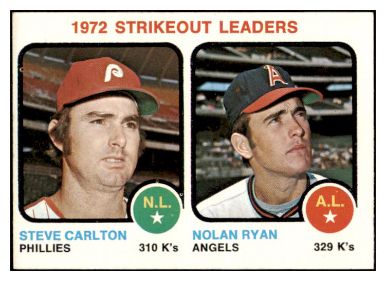 1973 Topps Baseball #067 Strike Out Leaders Nolan Ryan EX-MT 507080