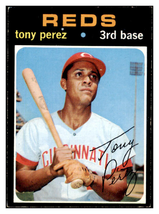 1971 Topps Baseball #580 Tony Perez Reds EX 507093