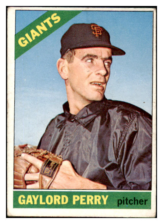 1966 Topps Baseball #598 Gaylord Perry Giants VG 507104