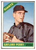 1966 Topps Baseball #598 Gaylord Perry Giants VG 507104