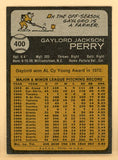 1973 Topps Baseball #400 Gaylord Perry Indians EX-MT 507125