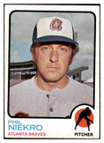 1973 Topps Baseball #503 Phil Niekro Braves EX-MT 507127