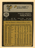 1973 Topps Baseball #503 Phil Niekro Braves EX-MT 507127