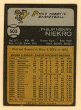 1973 Topps Baseball #503 Phil Niekro Braves EX-MT 507128